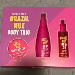 Trader Joe's Brazil Nut Body Trio - Pink and Red